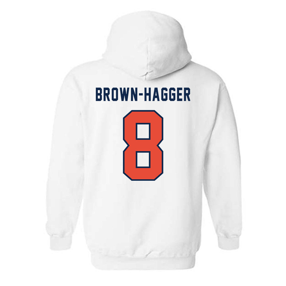 Illinois - NCAA Women's Basketball : Jasmine Brown-Hagger - Classsic Shersey Hooded Sweatshirt-1
