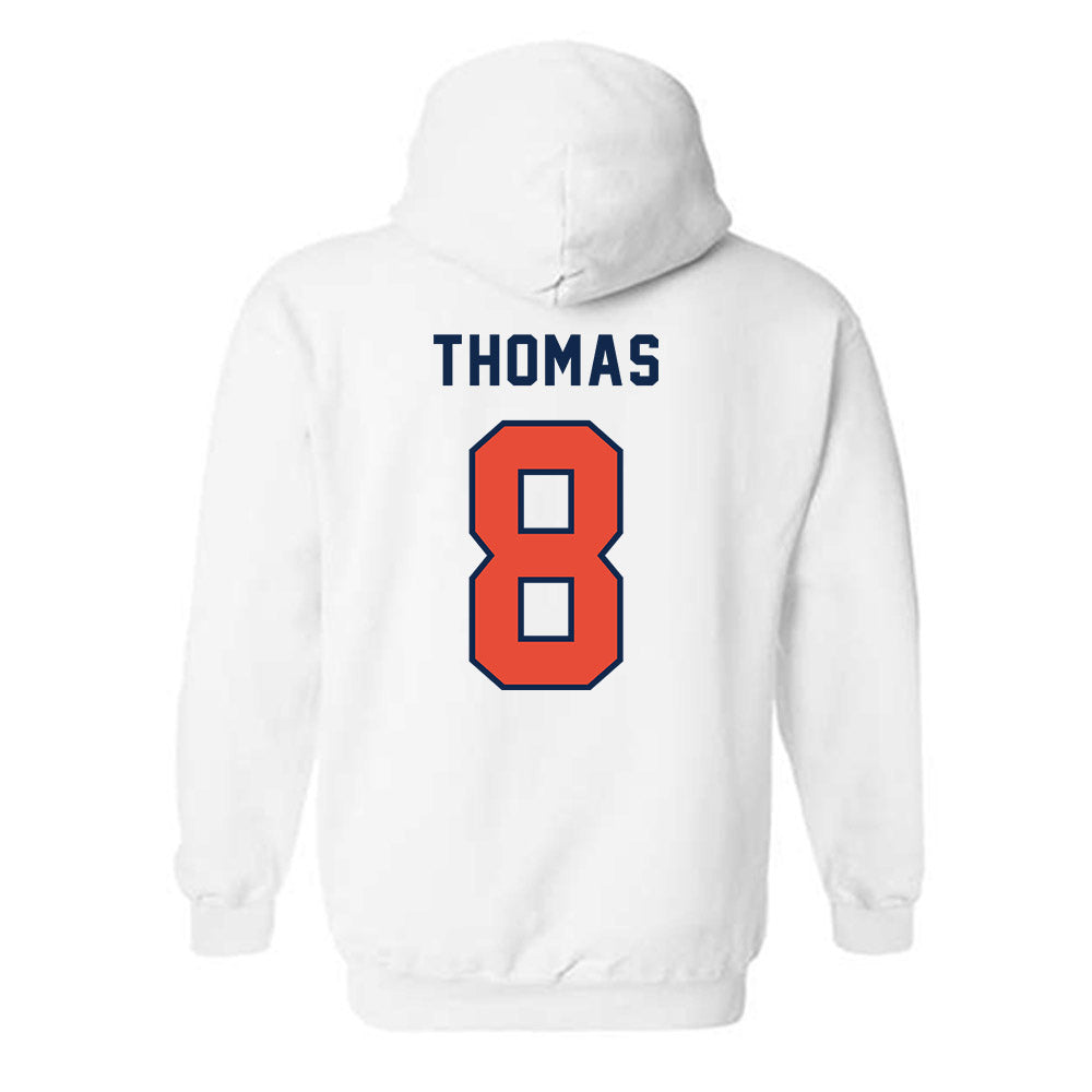 Illinois - NCAA Football : Cameron Thomas - Classsic Shersey Hooded Sweatshirt-1