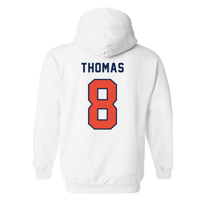 Illinois - NCAA Football : Cameron Thomas - Classsic Shersey Hooded Sweatshirt-1