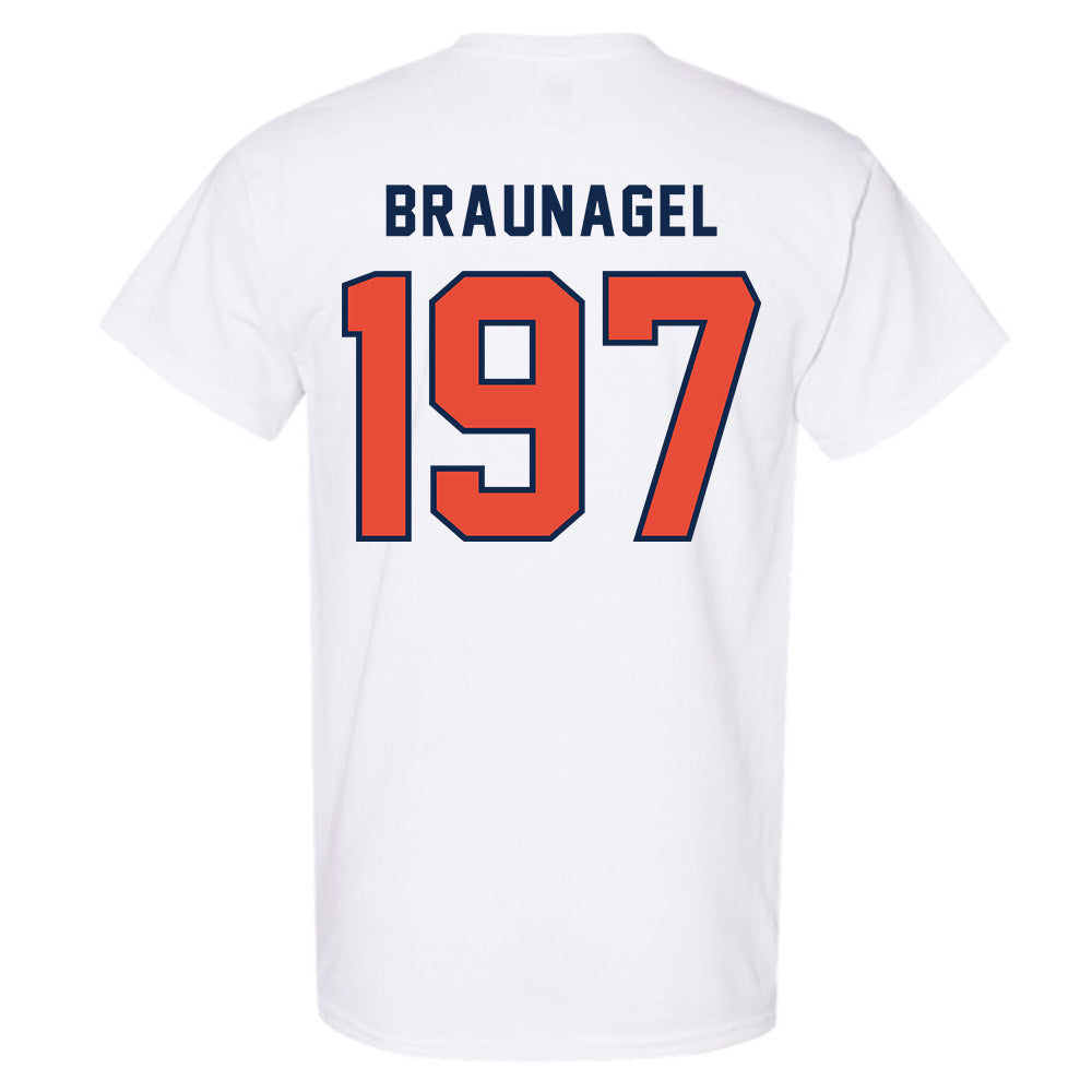 Illinois - NCAA Wrestling : Joey Braunagel - Classsic Shersey T-Shirt-1