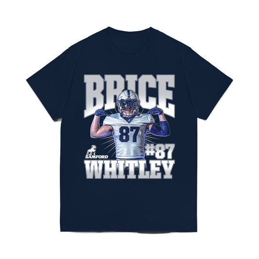 Samford - NCAA Football : Brice Whitley - Collage Comfort Colors T-Shirt-0