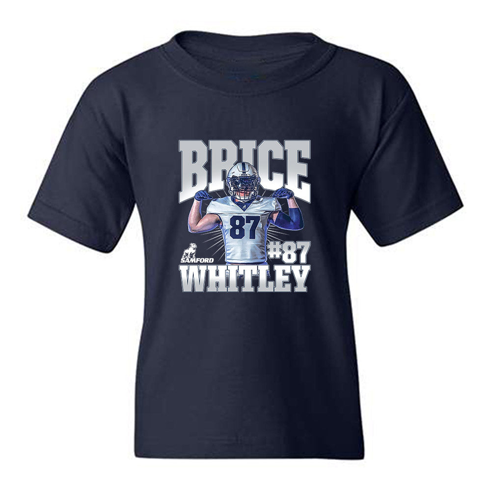 Samford - NCAA Football : Brice Whitley - Collage Youth T-Shirt-0