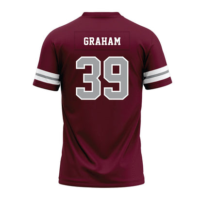 Texas A&M - NCAA Football : Adam Graham - Maroon Premium Football Jersey-1