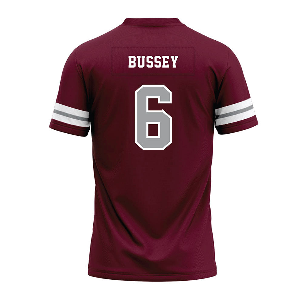 Texas A&M - NCAA Football : Terry Bussey - Maroon Premium Football Jersey-1