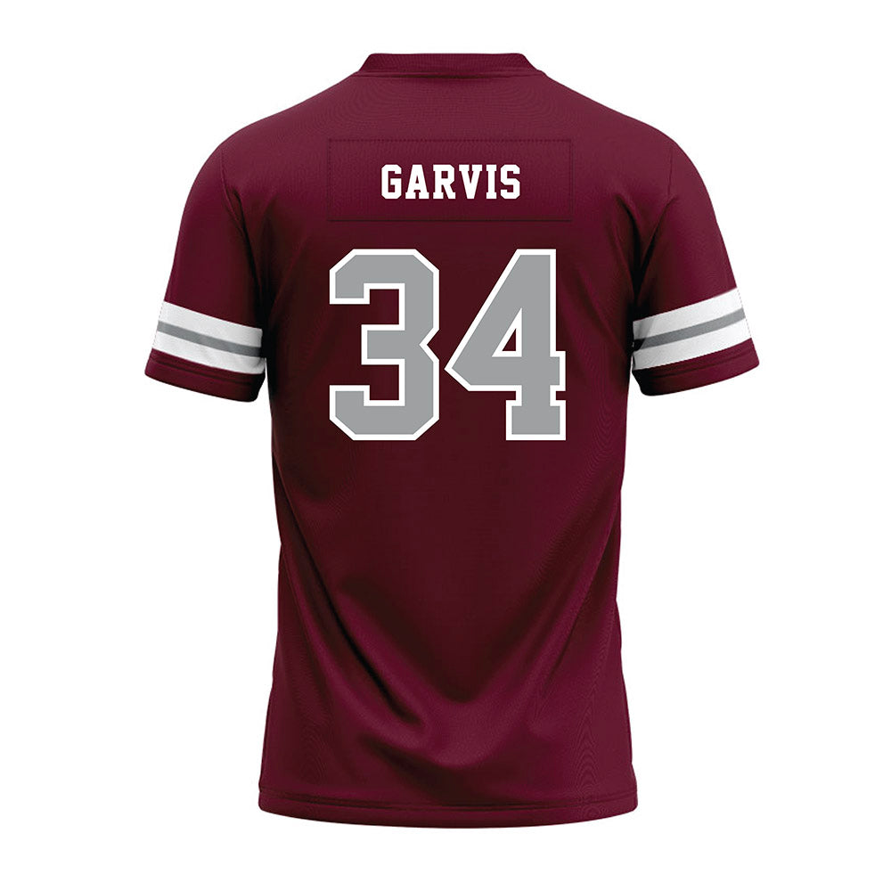 Texas A&M - NCAA Football : Kyle Garvis - Maroon Premium Football Jersey-1
