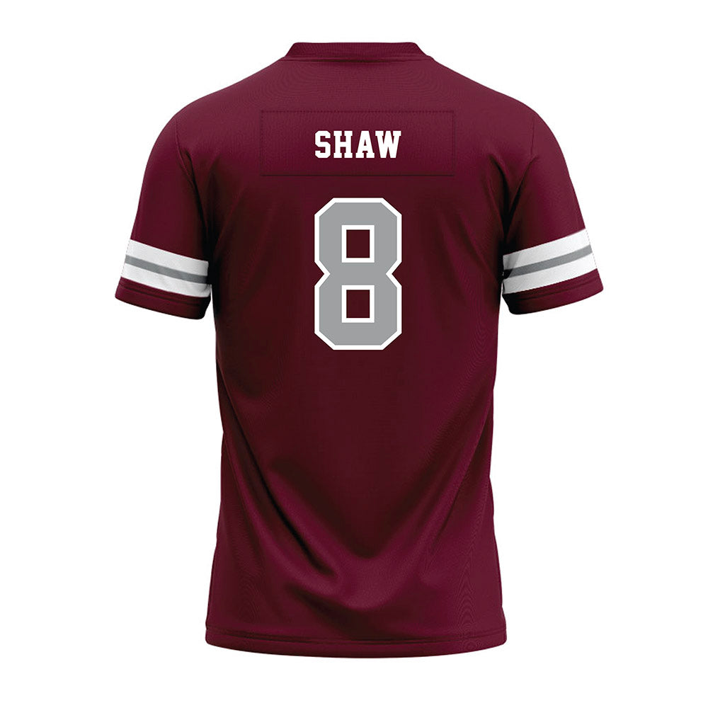 Texas A&M - NCAA Football : Jordan Shaw - Maroon Premium Football Jersey-1