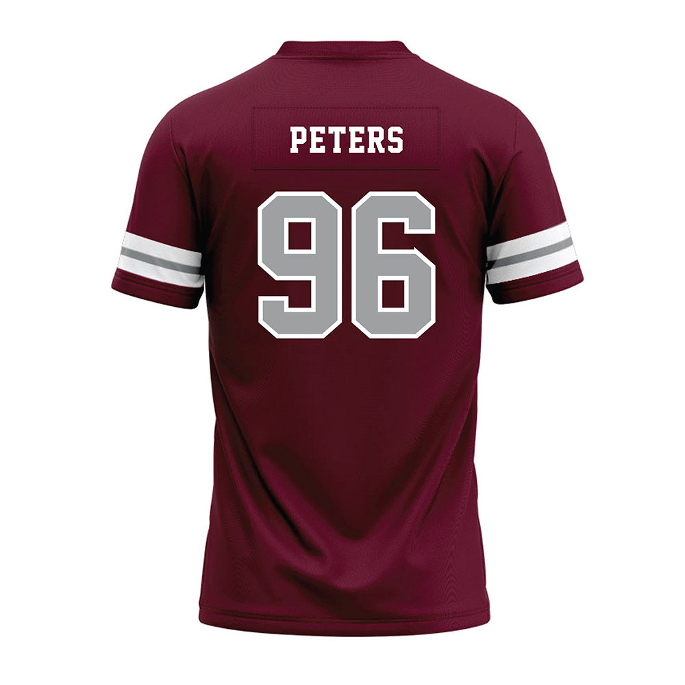 Texas A&M - NCAA Football : Waylon Peters - Maroon Premium Football Jersey-1