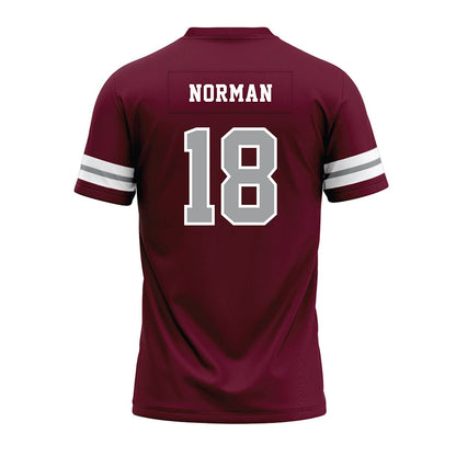 Texas A&M - NCAA Football : TK Norman - Maroon Premium Football Jersey-1