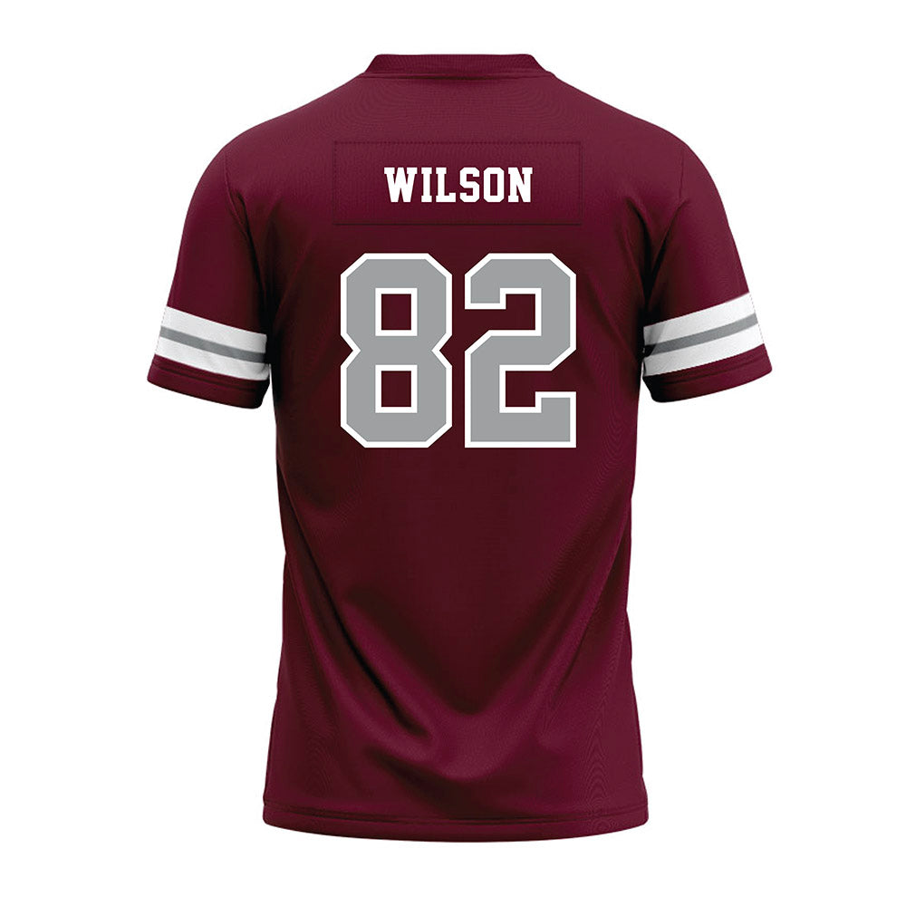 Texas A&M - NCAA Football : Jonah Wilson - Maroon Premium Football Jersey-1