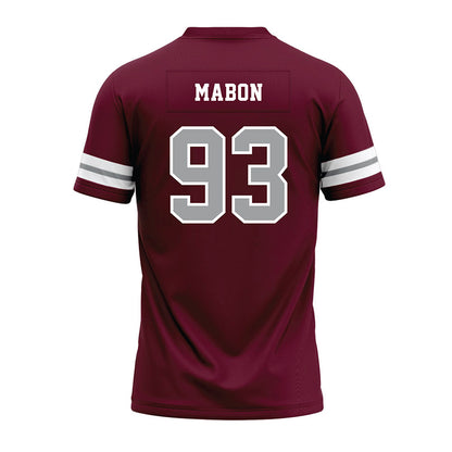 Texas A&M - NCAA Football : Nathan Mabon - Maroon Premium Football Jersey-1