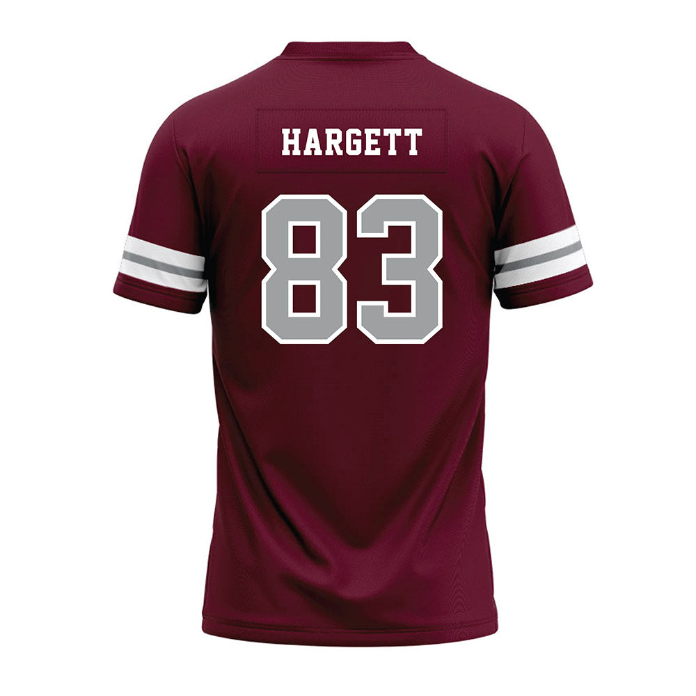 Texas A&M - NCAA Football : Will Hargett - Maroon Premium Football Jersey-1