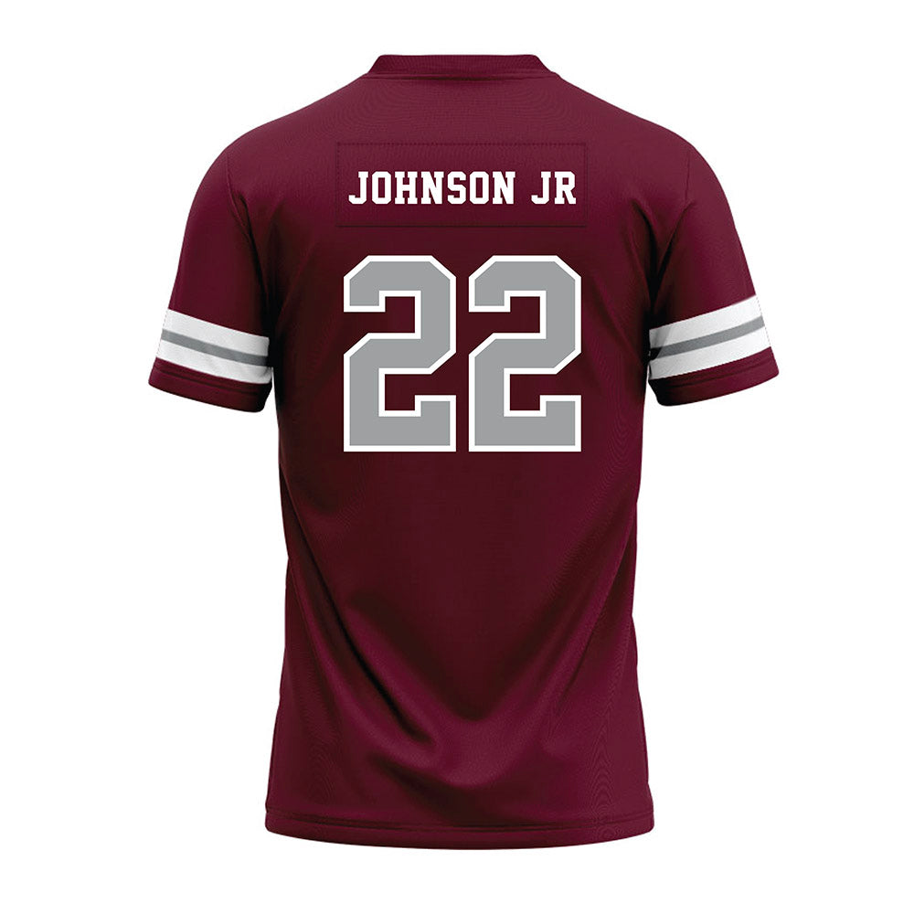 Texas A&M - NCAA Football : Rashad "Tom Tom" Johnson Jr - Maroon Premium Football Jersey-1