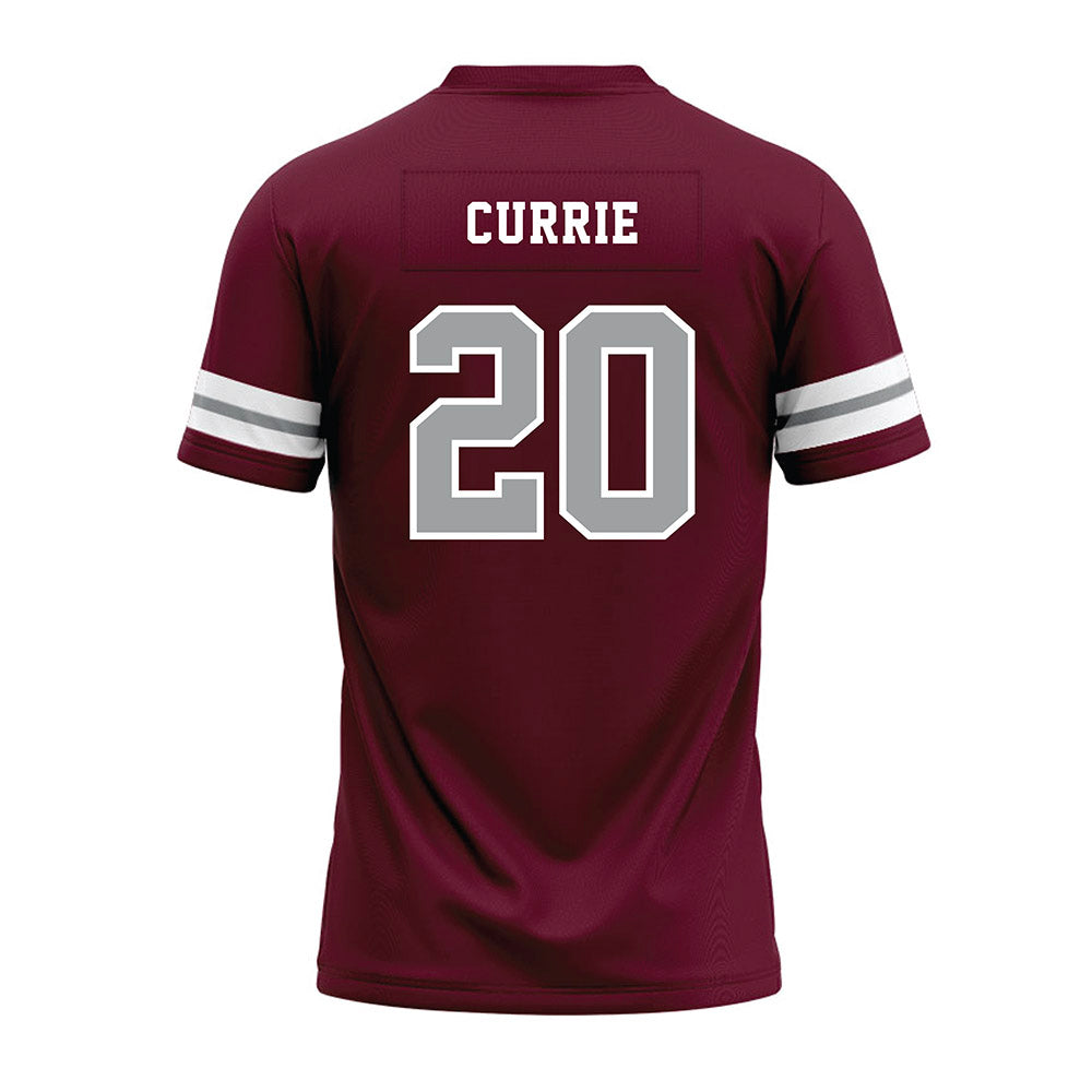 Texas A&M - NCAA Football : Adonyss Currie - Maroon Premium Football Jersey-1