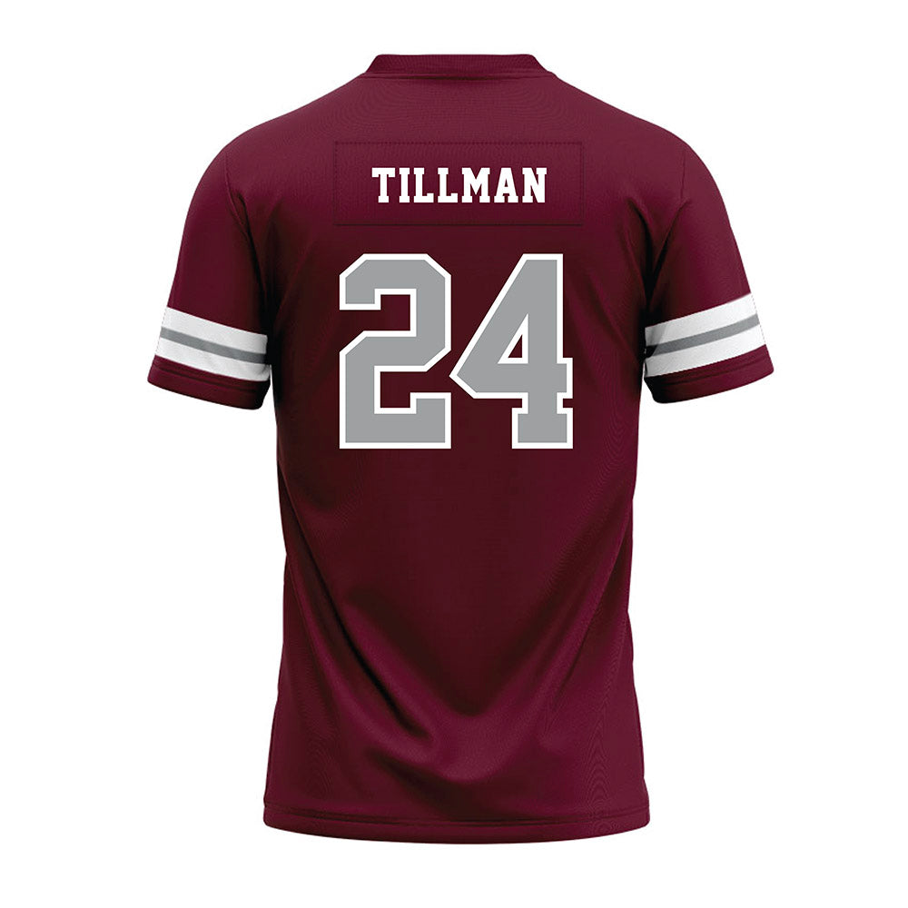 Texas A&M - NCAA Football : Ramarian Tillman - Maroon Premium Football Jersey-1