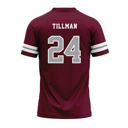 Texas A&M - NCAA Football : Ramarian Tillman - Maroon Premium Football Jersey-1