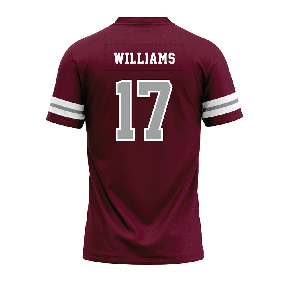 Texas A&M - NCAA Football : Madden Williams - Maroon Premium Football Jersey-1