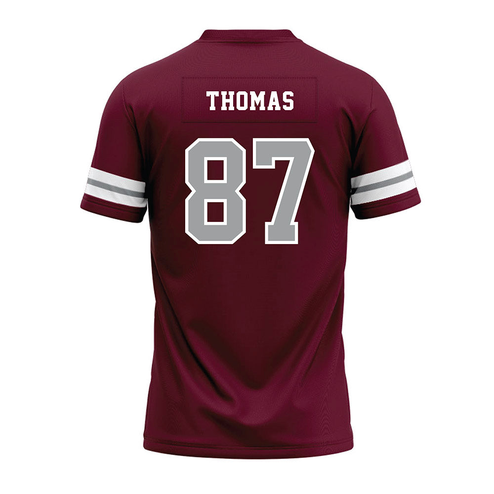 Texas A&M - NCAA Football : Houston Thomas - Maroon Premium Football Jersey-1