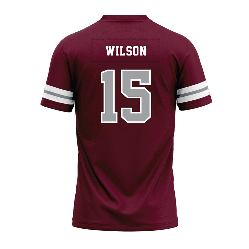 Texas A&M - NCAA Football : Tylan Wilson - Maroon Premium Football Jersey-1