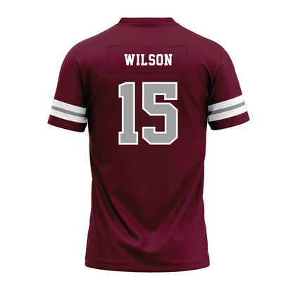Texas A&M - NCAA Football : Tylan Wilson - Maroon Premium Football Jersey-1