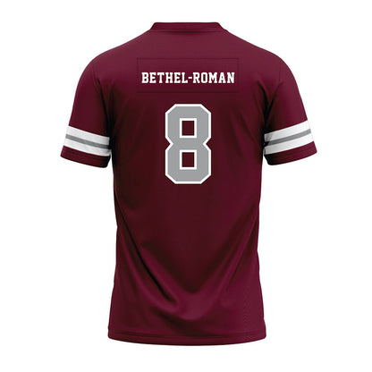 Texas A&M - NCAA Football : Ashton Bethel-Roman - Maroon Premium Football Jersey-1