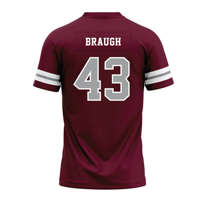 Texas A&M - NCAA Football : Carter Braugh - Maroon Premium Football Jersey-1