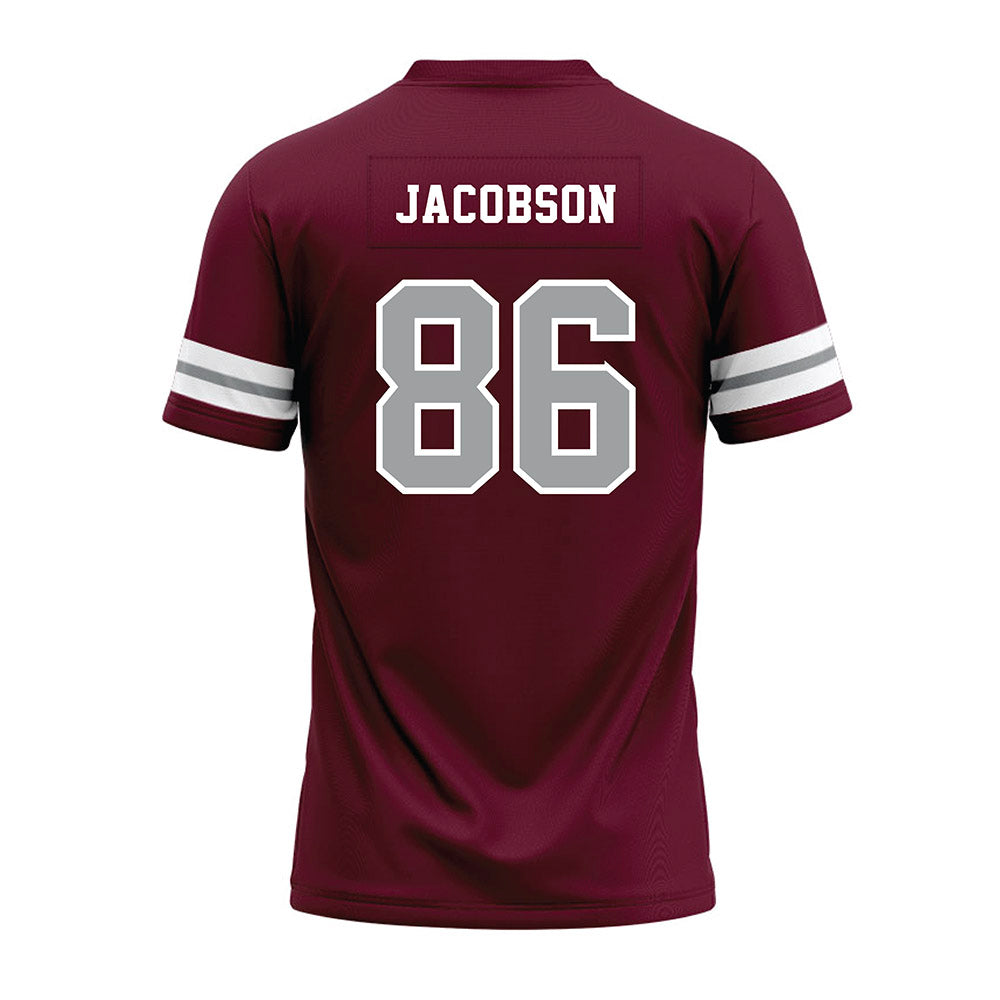 Texas A&M - NCAA Football : Evan Jacobson - Maroon Premium Football Jersey-1
