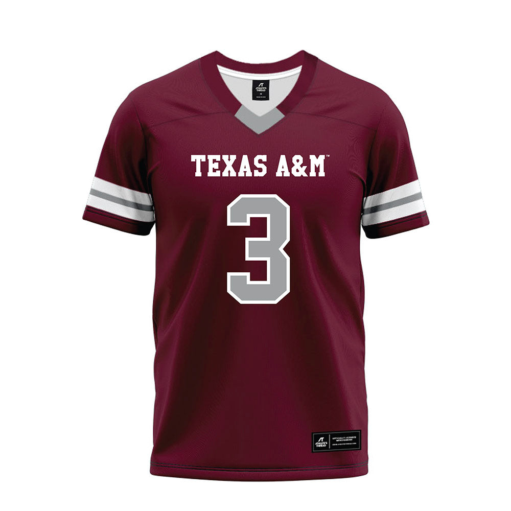 Texas A&M - NCAA Football : Aaron Gregory - Maroon Premium Football Jersey-0
