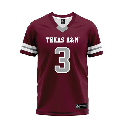 Texas A&M - NCAA Football : Aaron Gregory - Maroon Premium Football Jersey-0