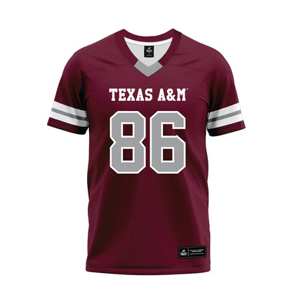 Texas A&M - NCAA Football : Evan Jacobson - Maroon Premium Football Jersey-0
