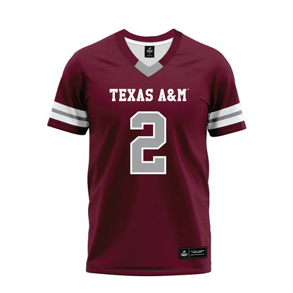 Texas A&M - NCAA Football : Jamarion Morrow - Maroon Premium Football Jersey-0