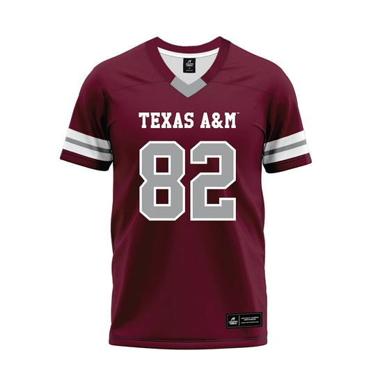 Texas A&M - NCAA Football : Jonah Wilson - Maroon Premium Football Jersey-0