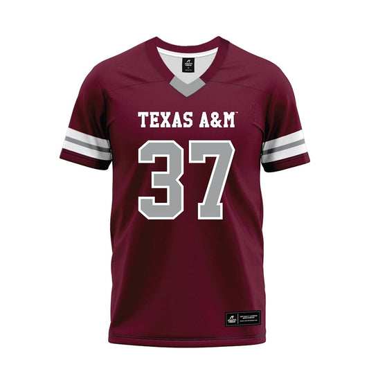 Texas A&M - NCAA Football : Tyler White - Maroon Premium Football Jersey-0