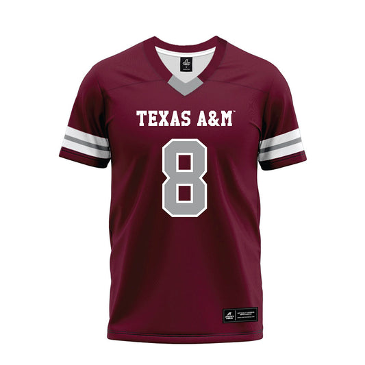 Texas A&M - NCAA Football : Jordan Shaw - Maroon Premium Football Jersey-0