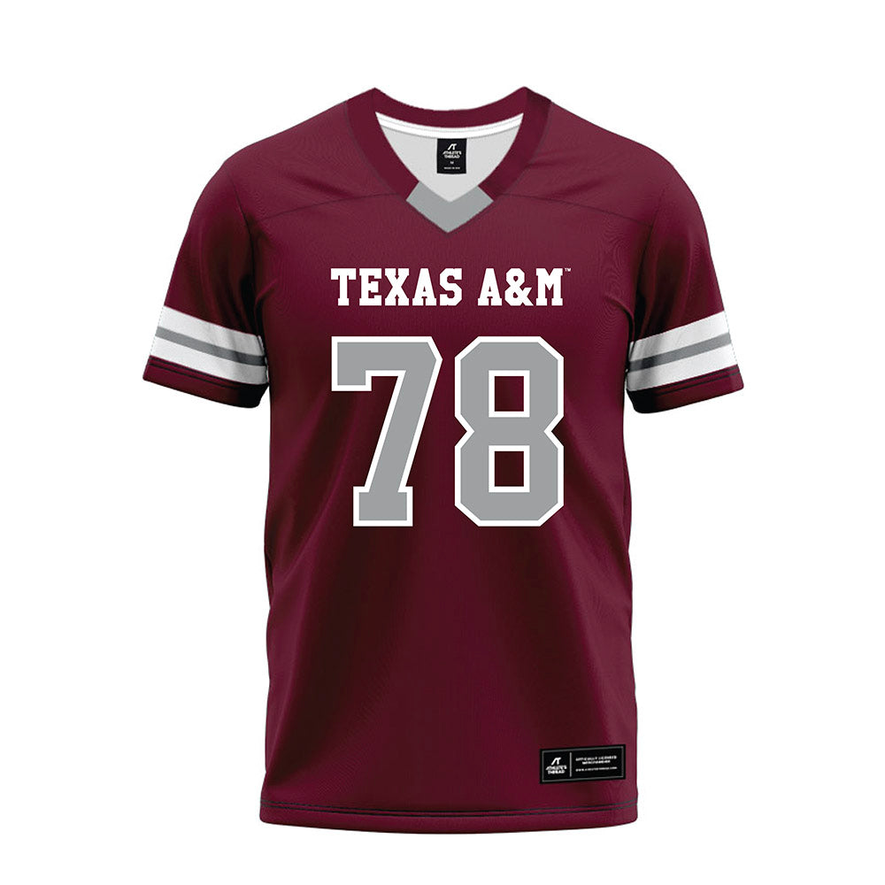 Texas A&M - NCAA Football : Coen Echols - Maroon Premium Football Jersey-0
