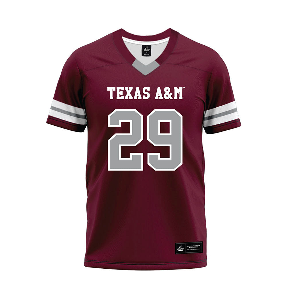Texas A&M - NCAA Football : Justin Echols - Maroon Premium Football Jersey-0