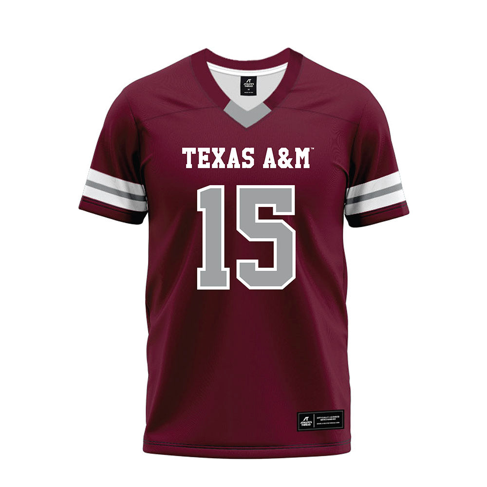 Texas A&M - NCAA Football : Sam M'Pemba - Maroon Premium Football Jersey-0