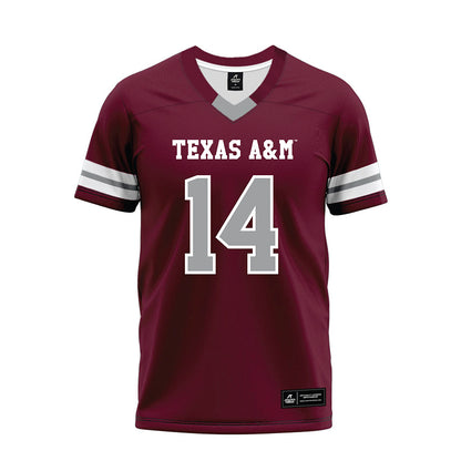 Texas A&M - NCAA Football : Anto Saka - Maroon Premium Football Jersey-0
