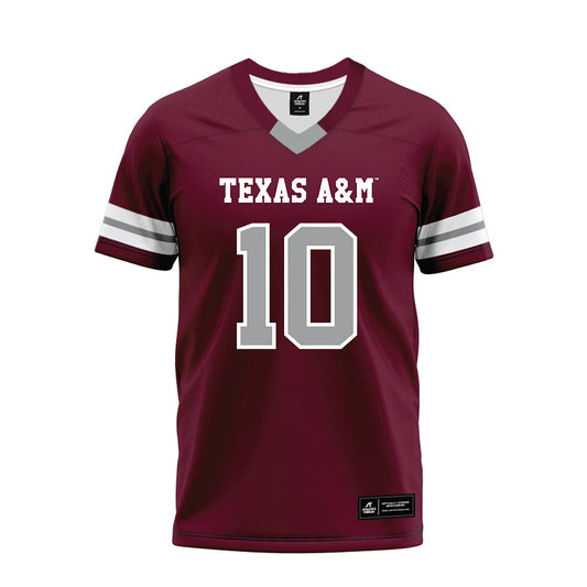 Texas A&M - NCAA Football : Marcel Reed - Maroon Premium Football Jersey-0