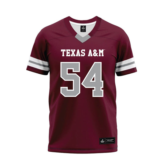 Texas A&M - NCAA Football : Mark Nabou Jr. - Maroon Premium Football Jersey-0