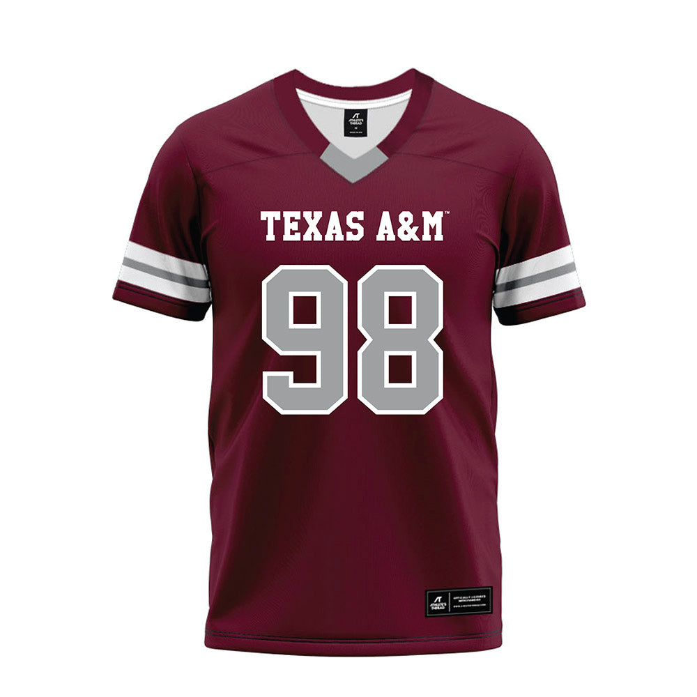 Texas A&M - NCAA Football : Jermaine Kinsler - Maroon Premium Football Jersey-0