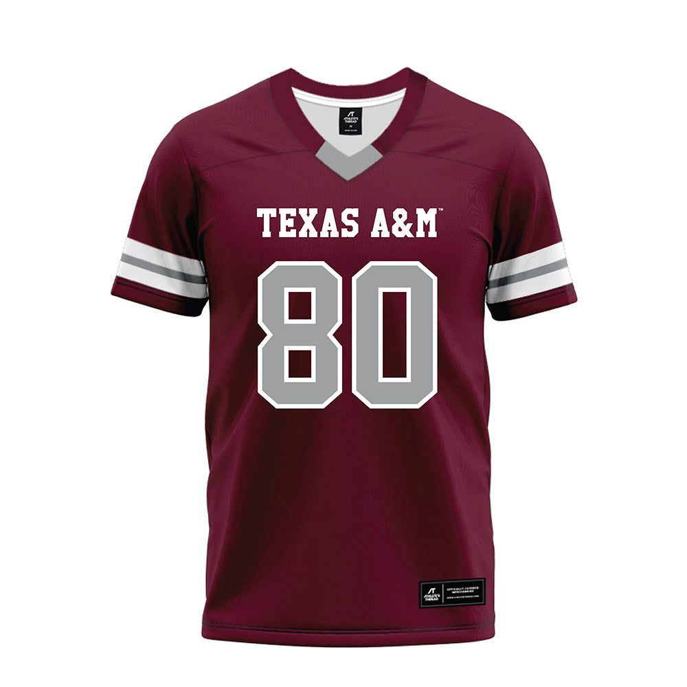 Texas A&M - NCAA Football : Jerome Myles - Maroon Premium Football Jersey-0