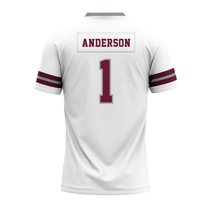 Texas A&M - NCAA Football : Bryce Anderson - White Premium Football Jersey-1