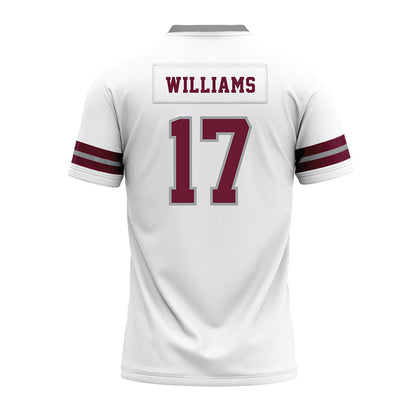 Texas A&M - NCAA Football : Madden Williams - White Premium Football Jersey-1