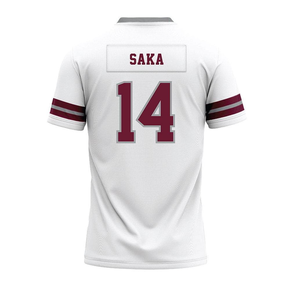 Texas A&M - NCAA Football : Anto Saka - White Premium Football Jersey-1