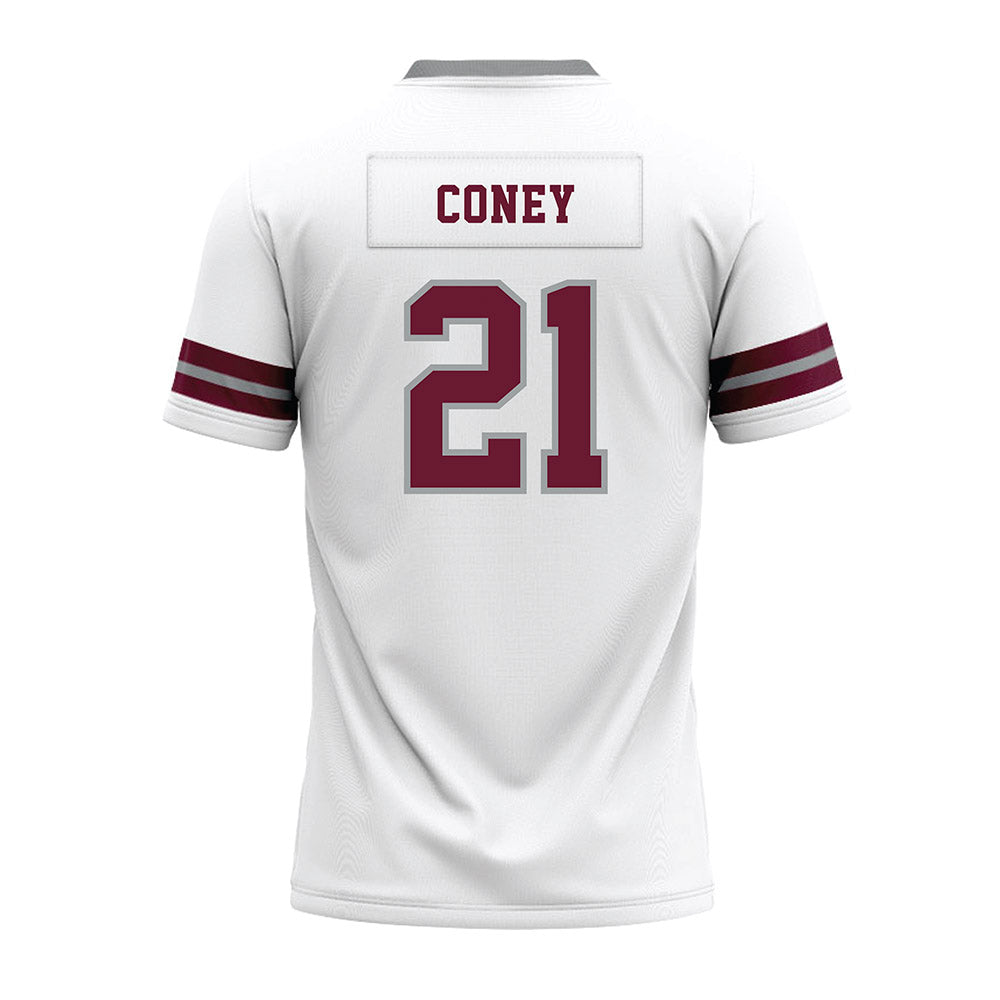 Texas A&M - NCAA Football : Raymir Coney - White Premium Football Jersey-1