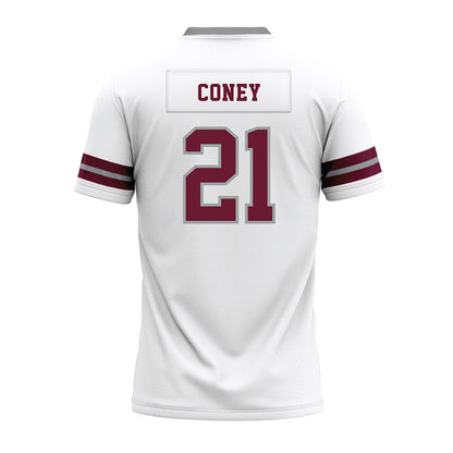 Texas A&M - NCAA Football : Raymir Coney - White Premium Football Jersey-1