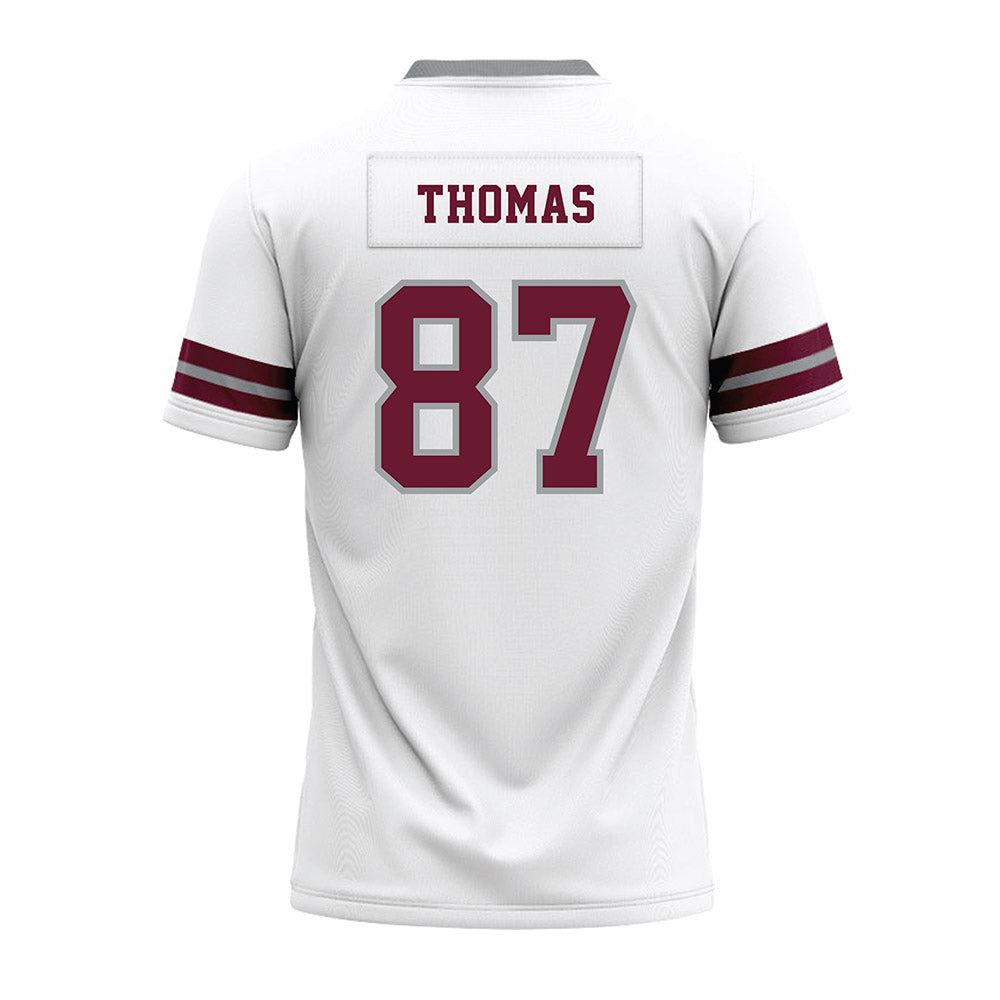 Texas A&M - NCAA Football : Houston Thomas - White Premium Football Jersey-1