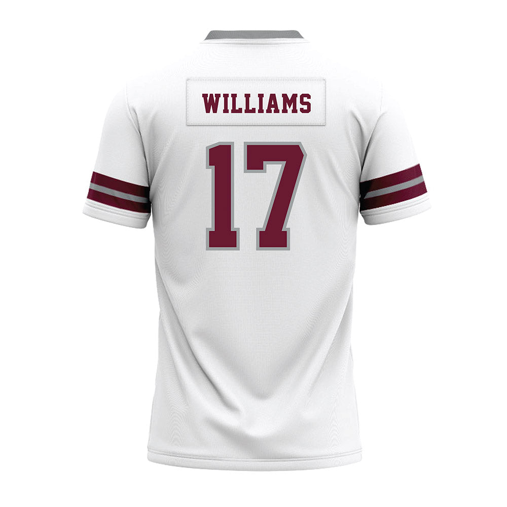 Texas A&M - NCAA Football : Madden Williams - White Premium Football Jersey-1