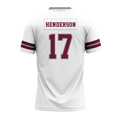 Texas A&M - NCAA Football : Ryan Henderson - White Premium Football Jersey-1