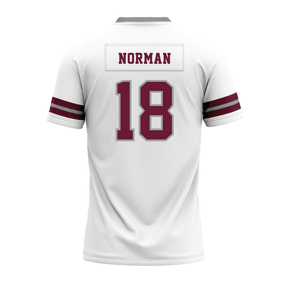 Texas A&M - NCAA Football : TK Norman - White Premium Football Jersey-1